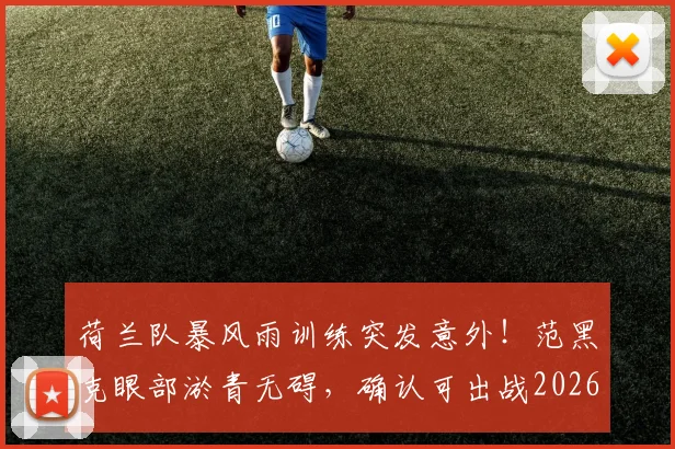 荷兰队暴风雨训练突发意外！范黑克眼部淤青无碍，确认可出战2026年对阵瑞典关键战